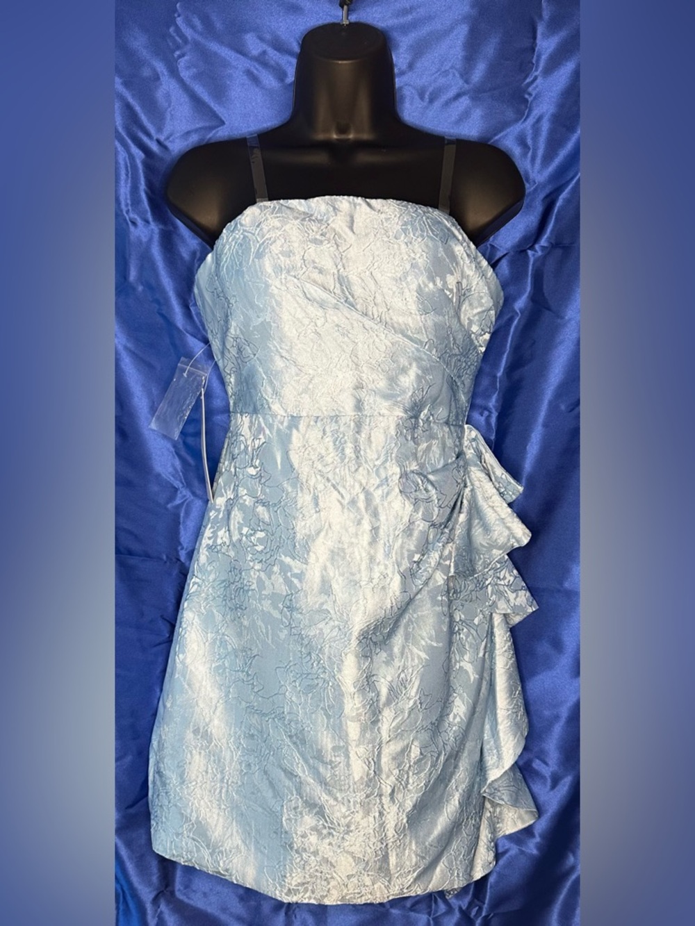 NWT Strapless Light Blue Dress